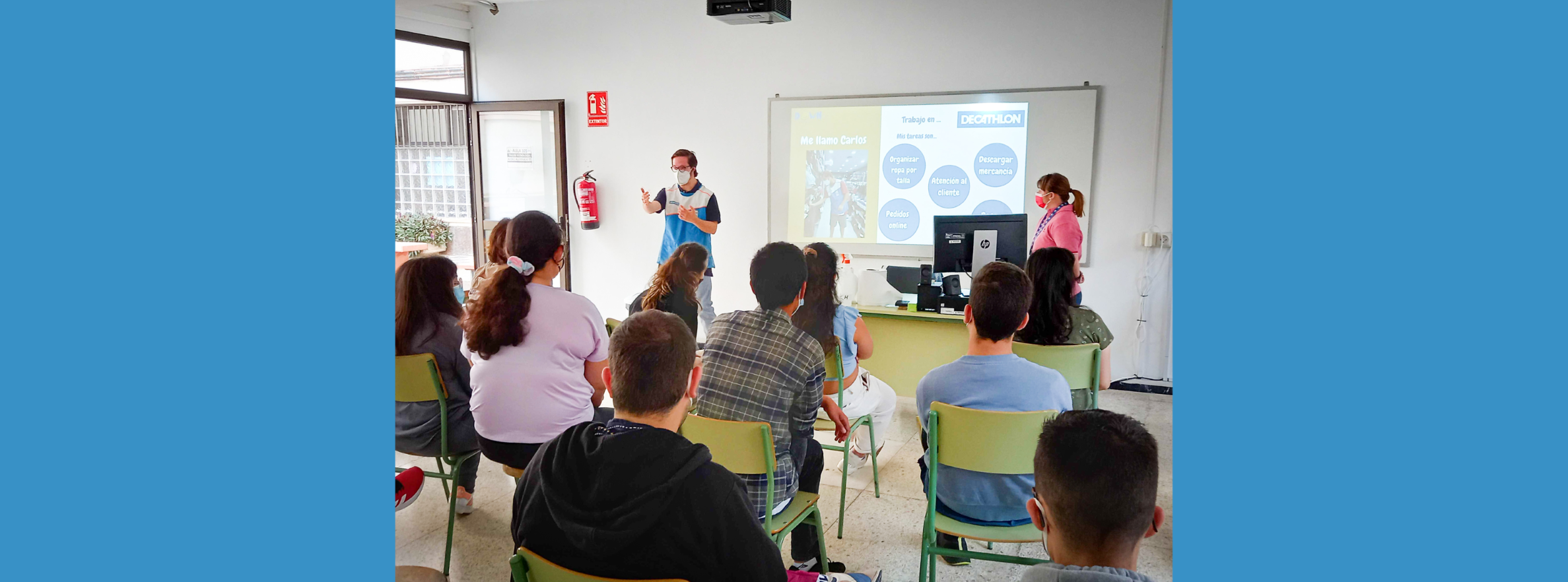 Charla integración laboral en IES Isabel de España