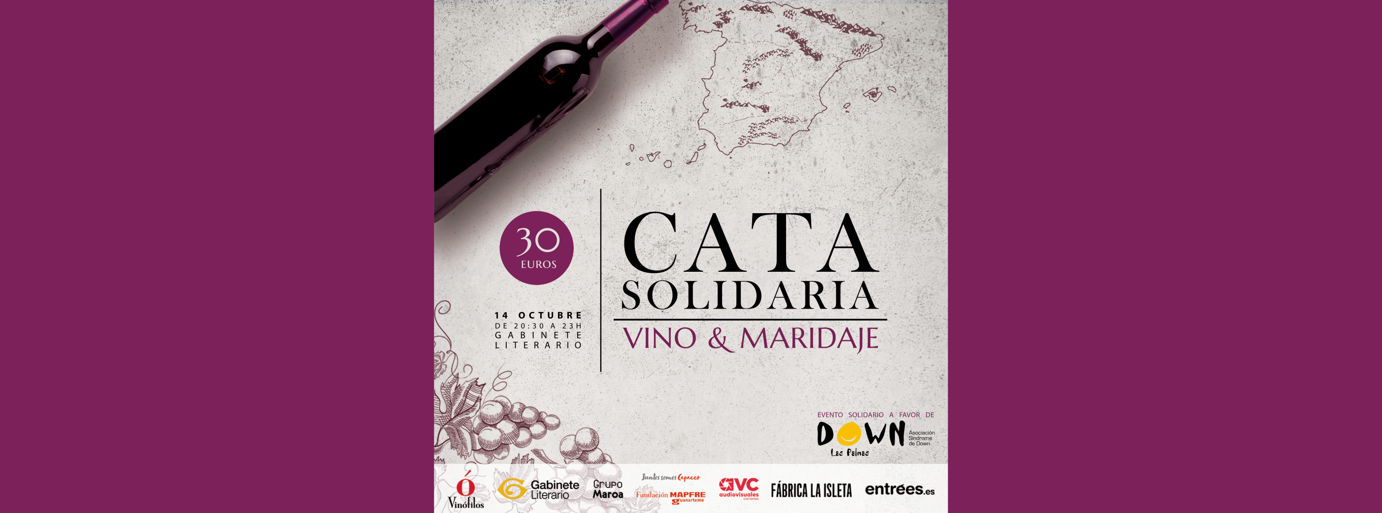 Cata de Vinos Solidaria - Down Las Palmas