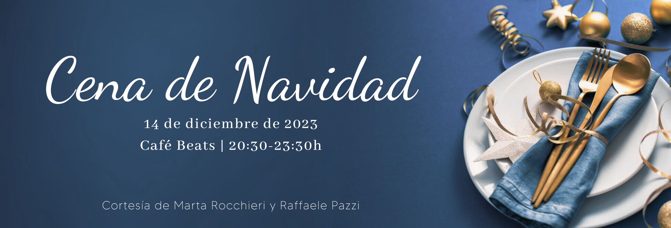 Cena de Navidad - encabezado