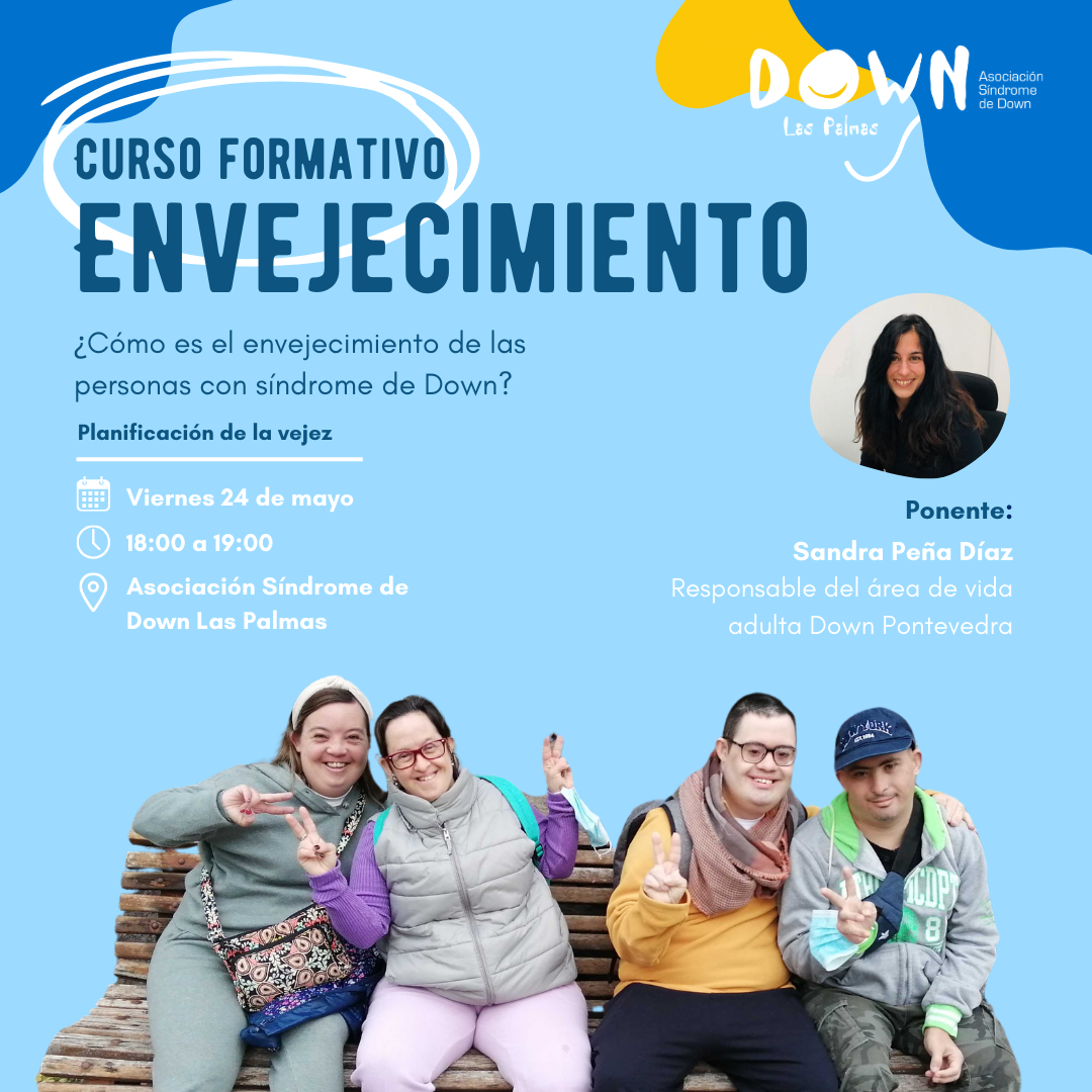 Cartel curso formativo envejecimiento