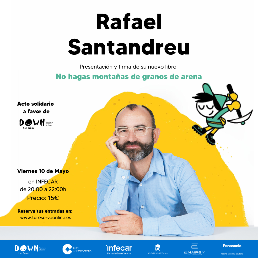 Cartel presentación libro Rafael Santandreu