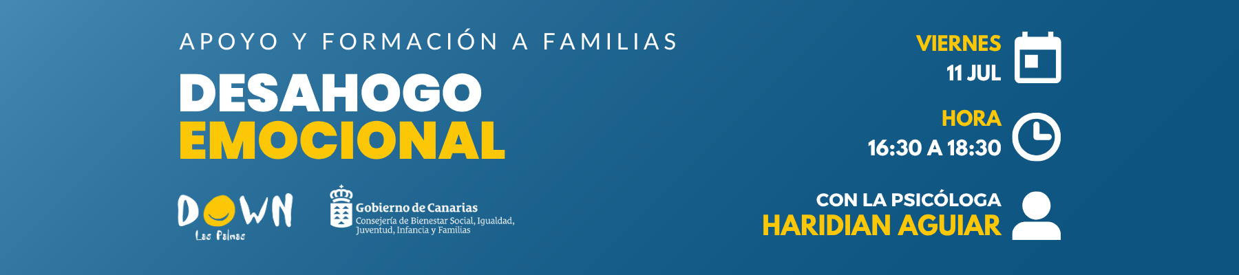 Apoyo y formación a Familias: Desahogo emocional