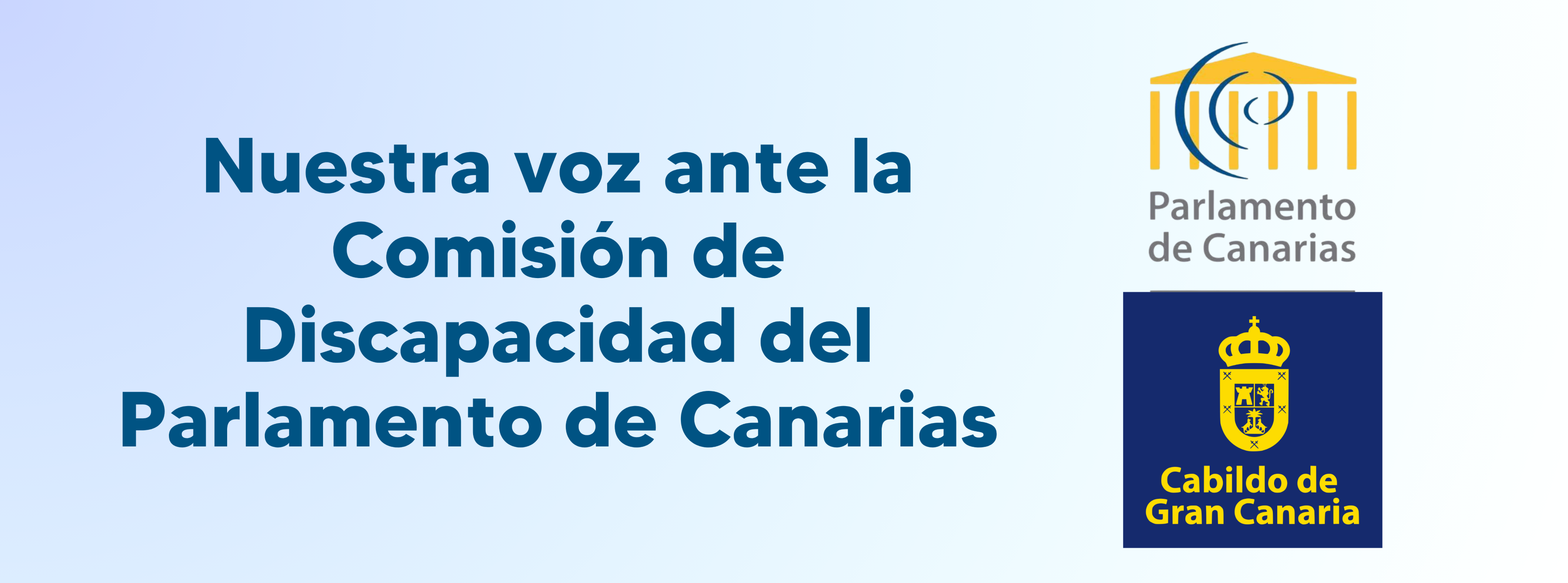 Comisión Discapacidad Parlamento Canarias