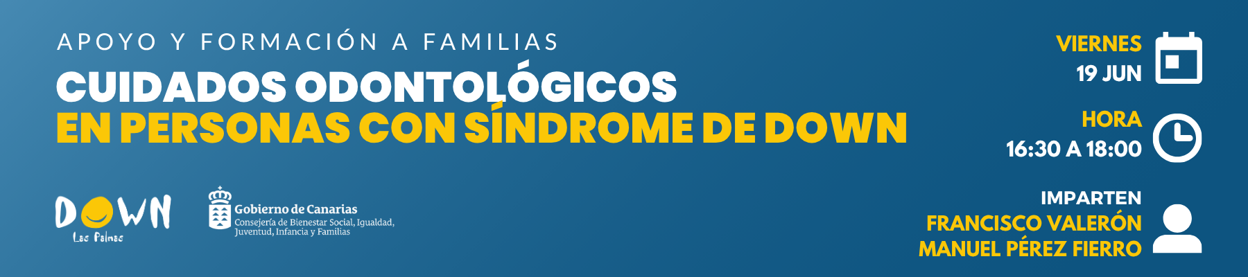 Formación sobre cuidados odontológicos en personas con síndrome de Down