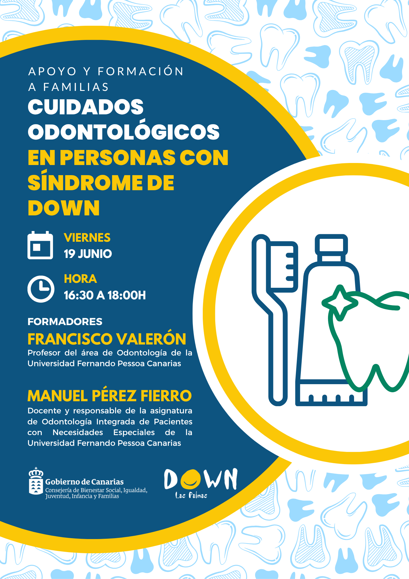 Cartel formación cuidados odontológicos