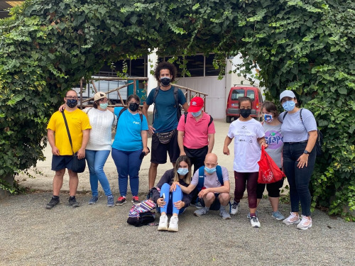 Grupo participante en una excursión 