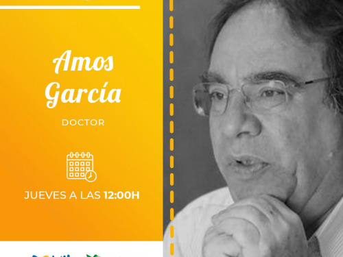 Cartel Promocional Entrevista Amos García